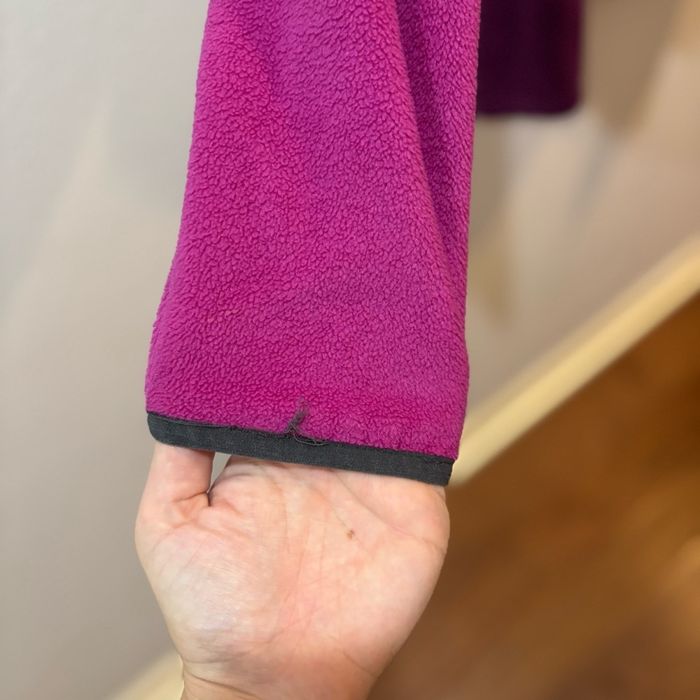 Columbia Two-Tone Snap Fleece Pullover | Women’s Medium flaw - Picture 5 of 10